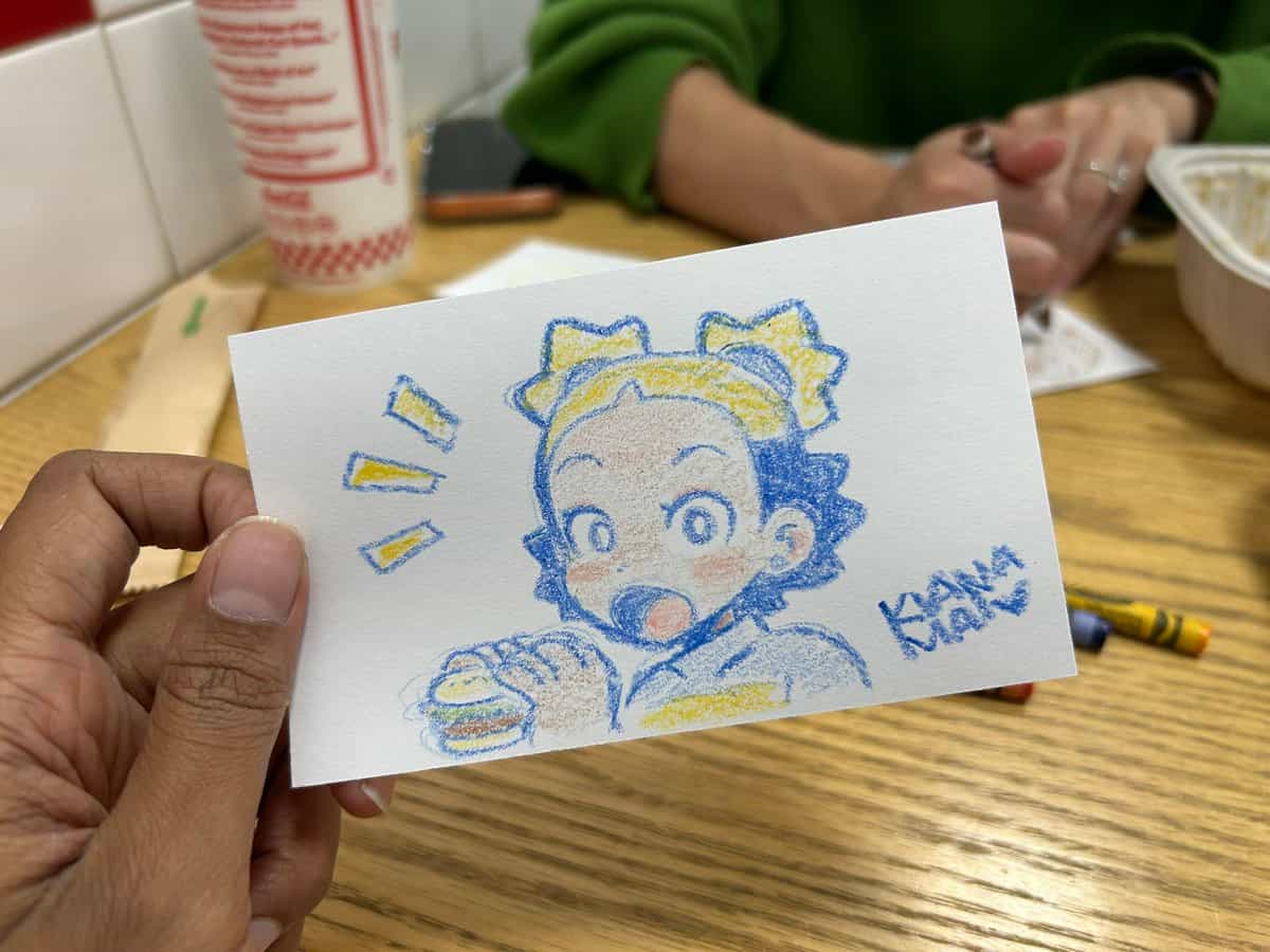 Айка в Five Guys в Ванкувере 1
