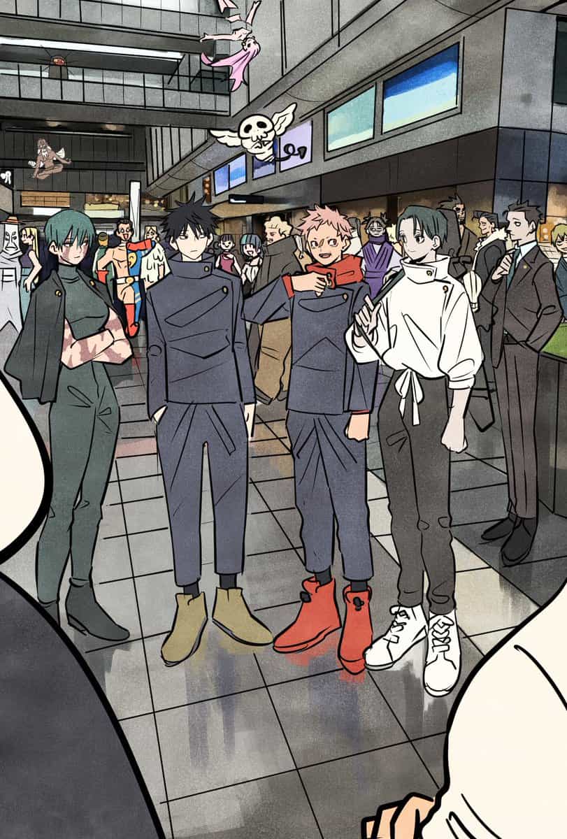 Иллюстрация к арке «Игра на выбывание» из Jujutsu Kaisen 1