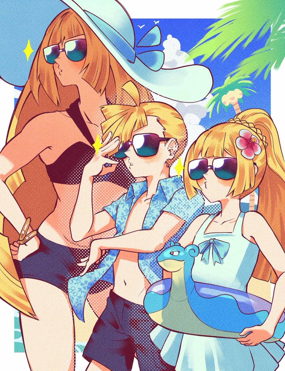 Сияющие Этер и Люмин из Genshin Impact 1