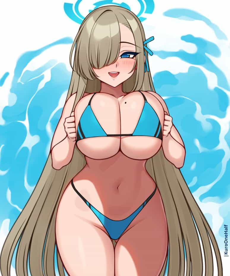 Летняя Асуна из Blue Archive: яркий образ! 1