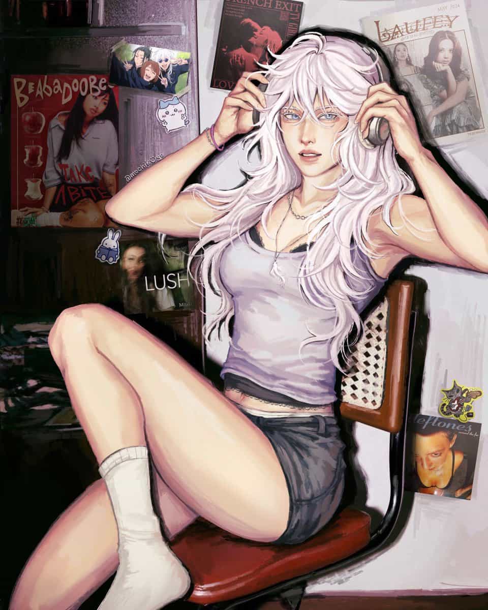 Невероятная женская версия Годжо Сатору из JJK! 1