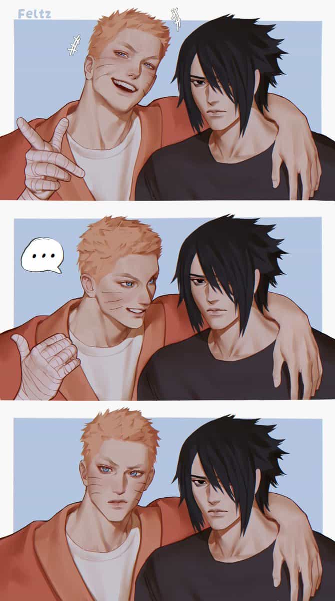 Саске Учиха из Наруто: Будь серьезнее! 1