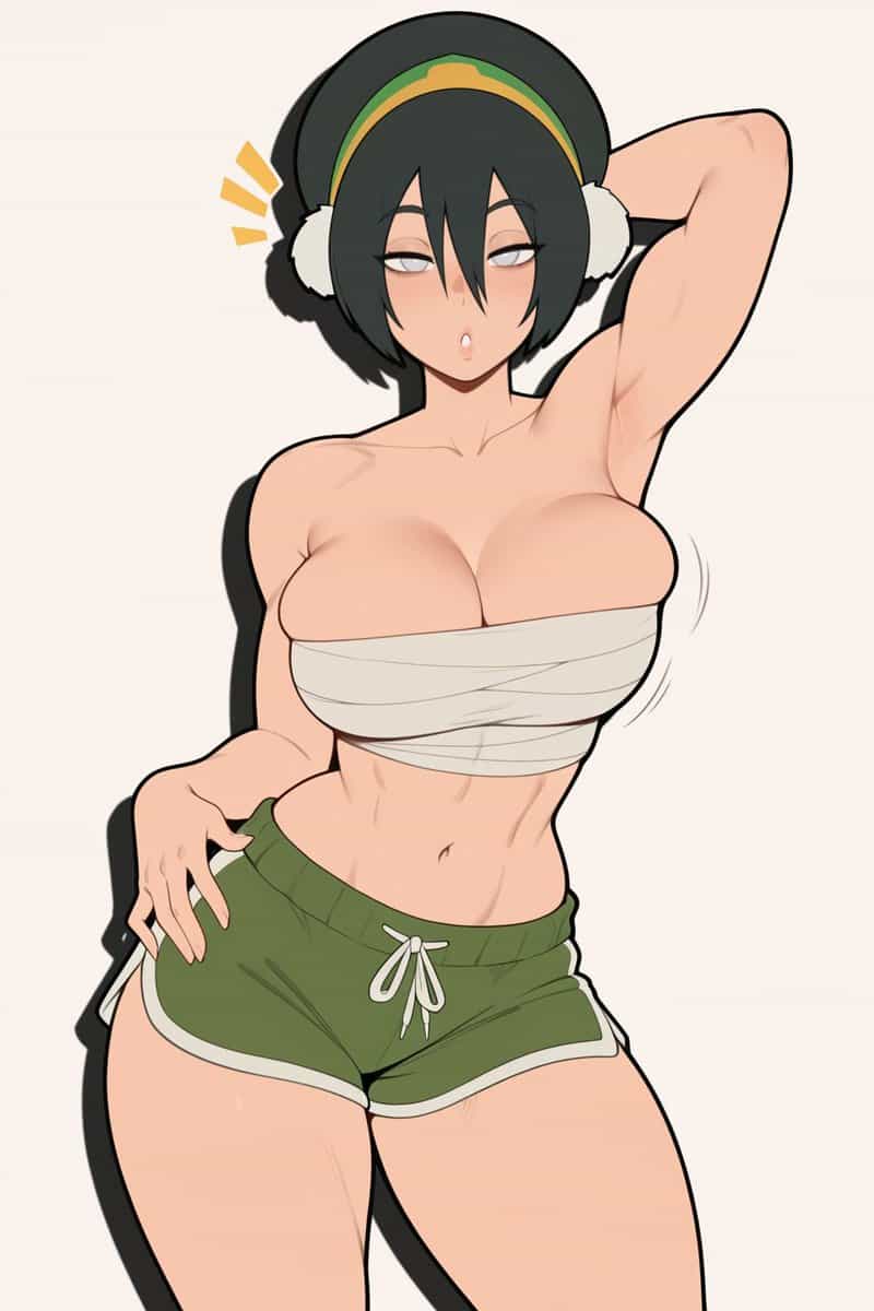 ИИ-арт с Тоф Бейфонг из «Аватар: Легенда об Аанге» 1