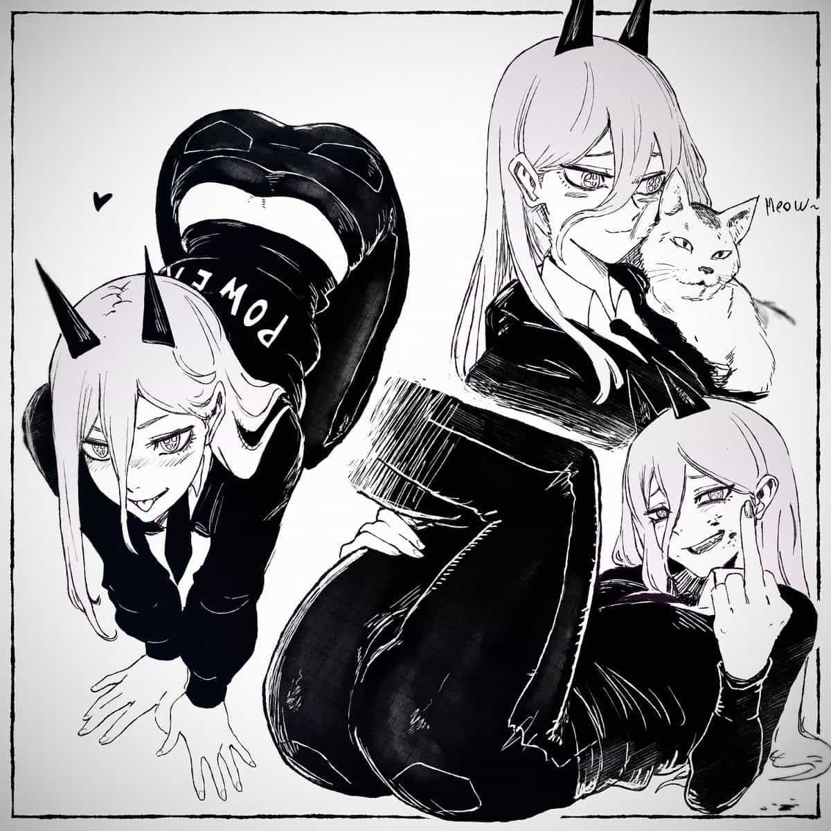 Пауэр в новом образе: бензопила и стиль! 1