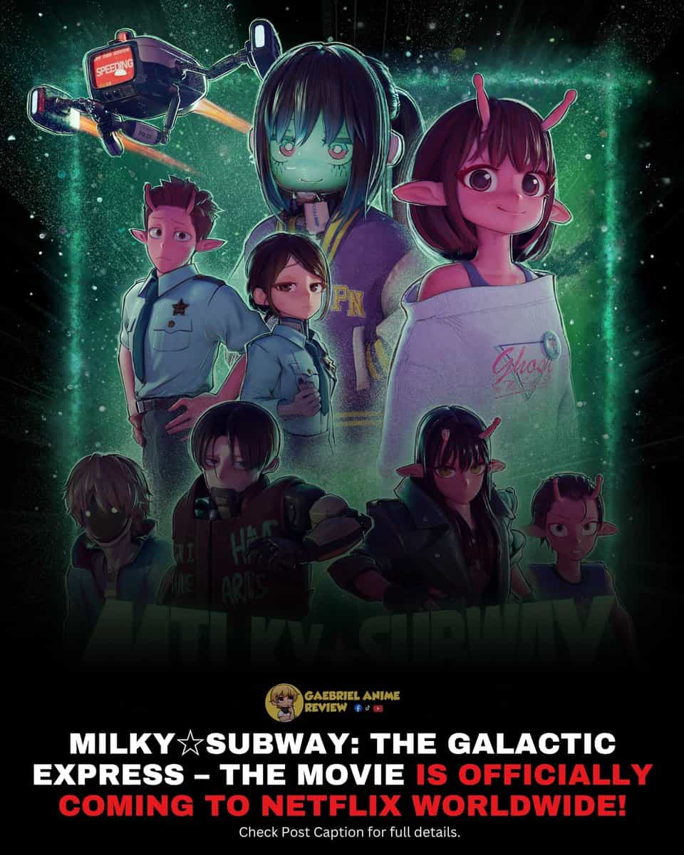 Netflix назначил премьеру Milky☆Subway: The Galactic Express — ждать почти два года 1