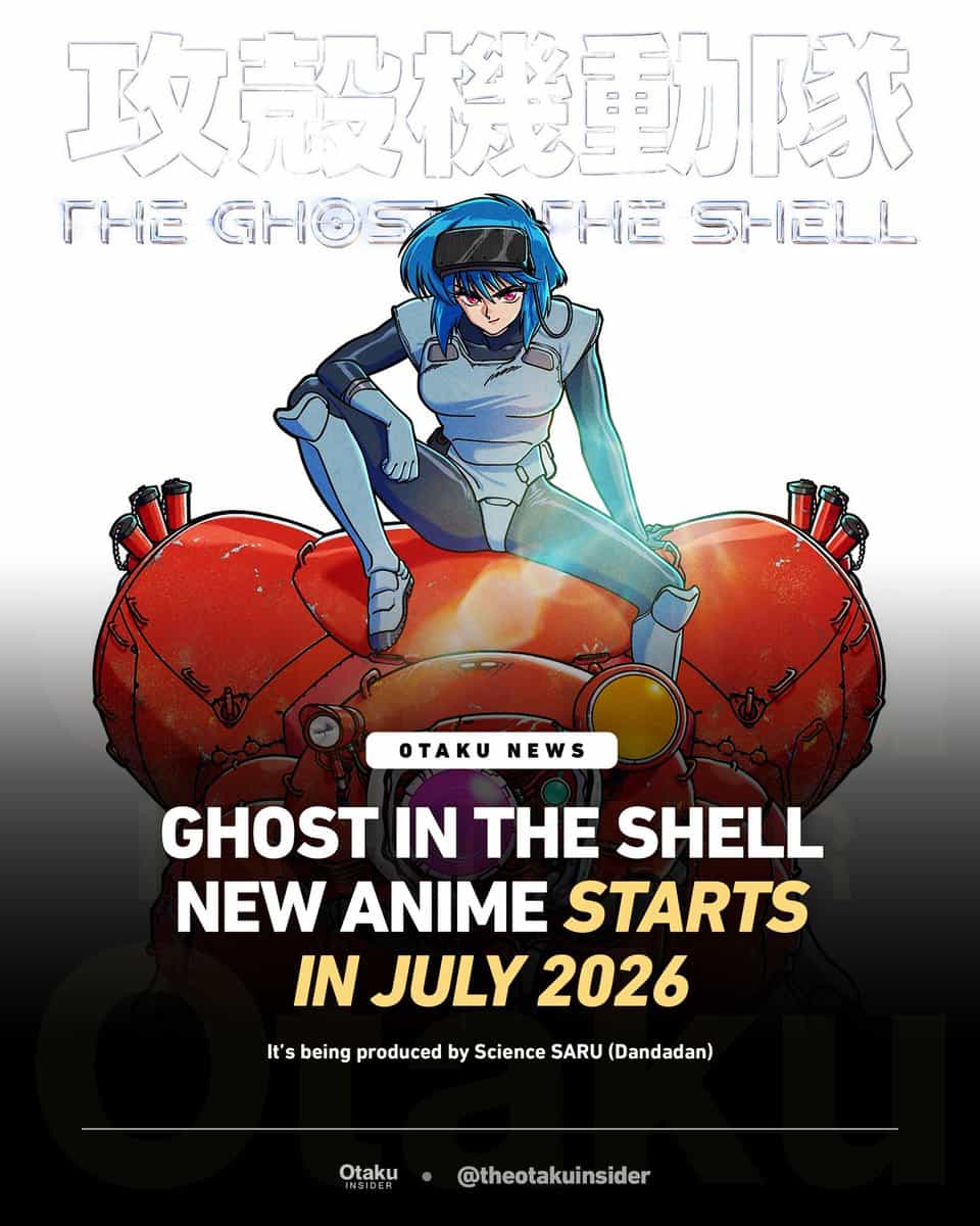 Новое аниме «Призрак в доспехах» от Science SARU выйдет в июле 2026 1