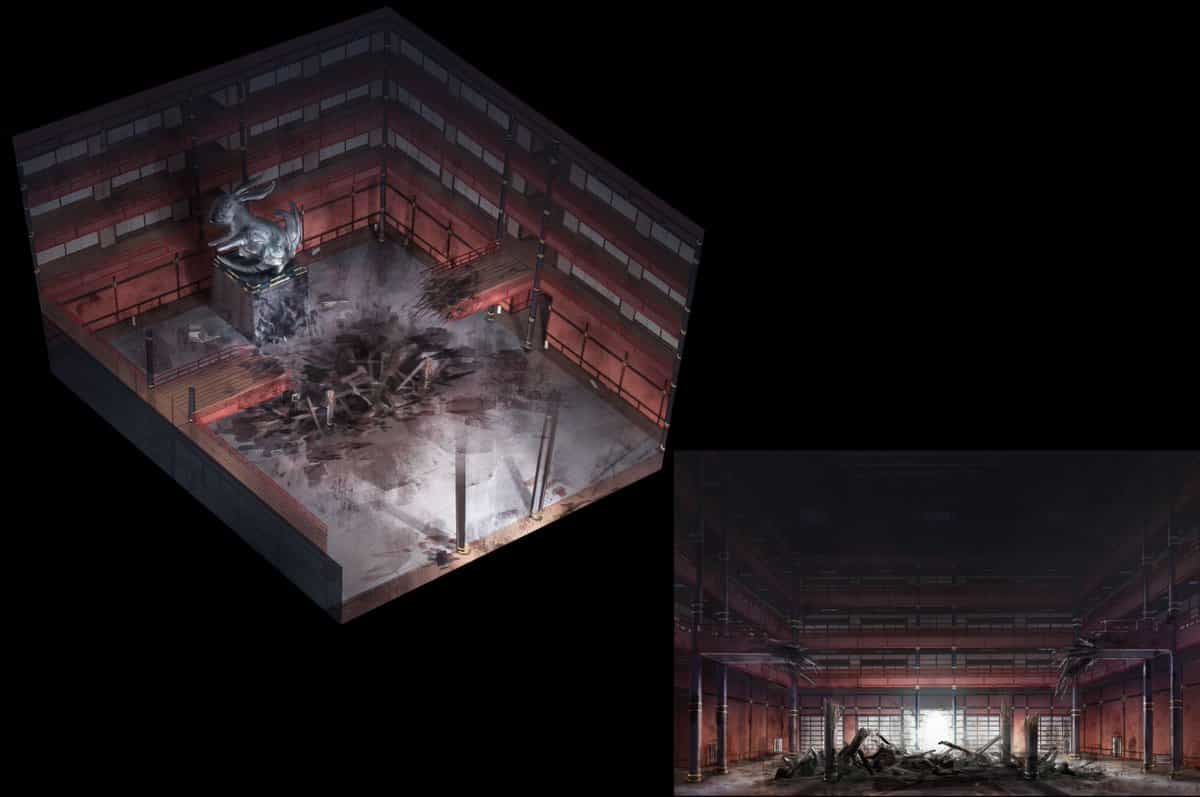 Гинтама: Арт битвы Гинтоки и Хозена для фильма «Большое пекло Ёшивары»