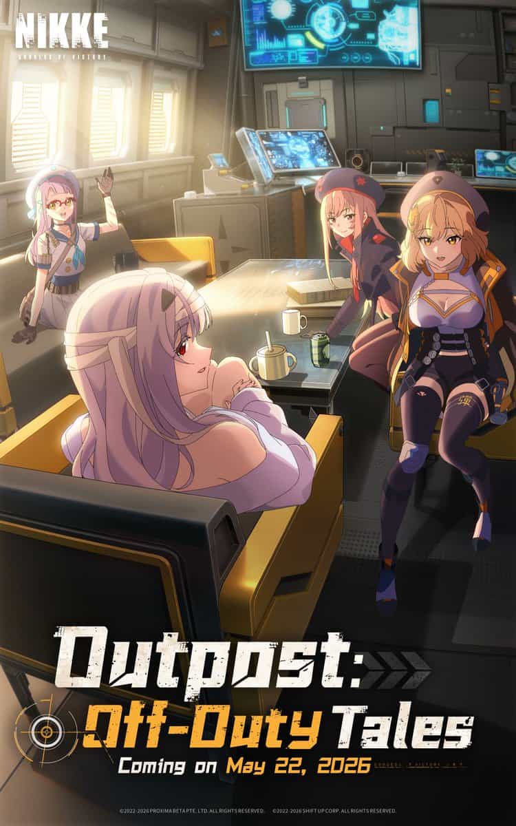 Анимационные короткометражки NIKKE 'Outpost: Off-Duty Tales' стартуют 22 мая