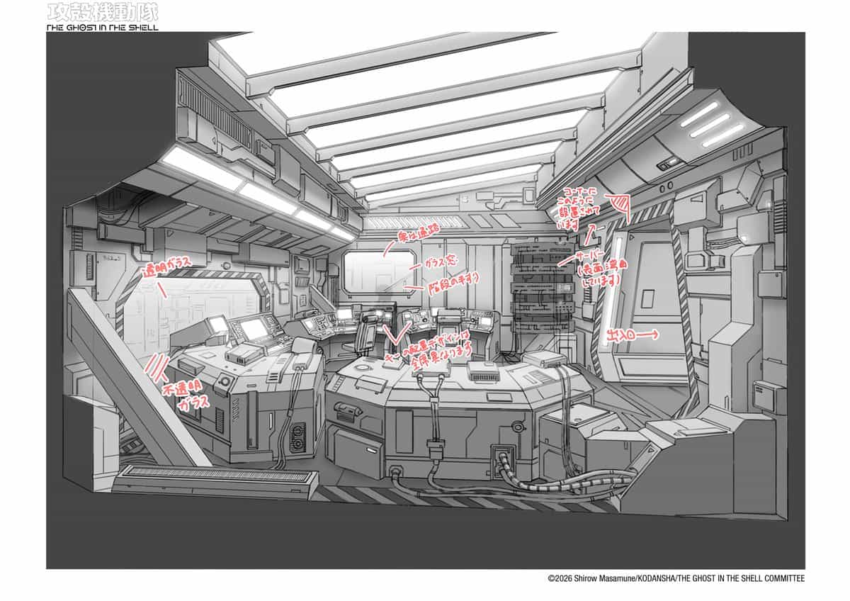 Призрак в доспехах: ТВ-аниме показало материалы сеттинга 1