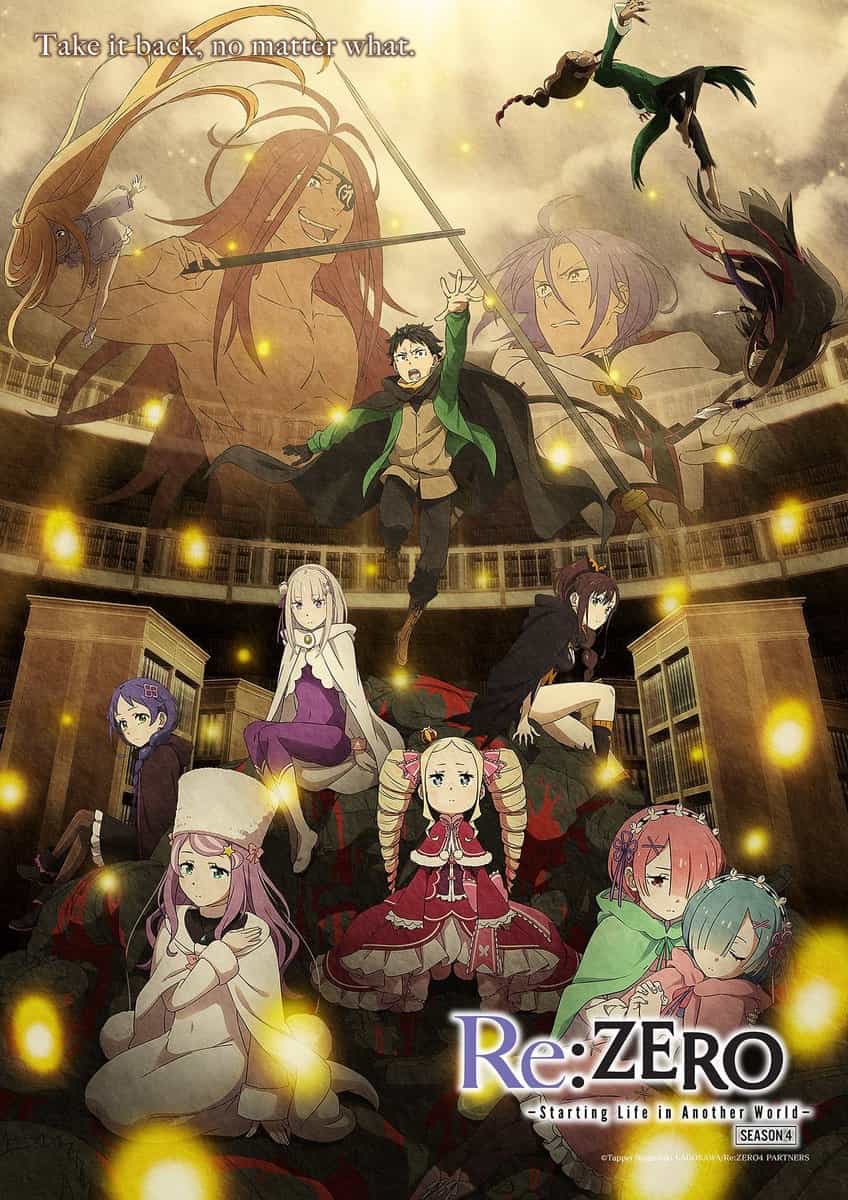 Re:ZERO Season 4 «Арка Перехвата» — новый визуал и дата премьеры
