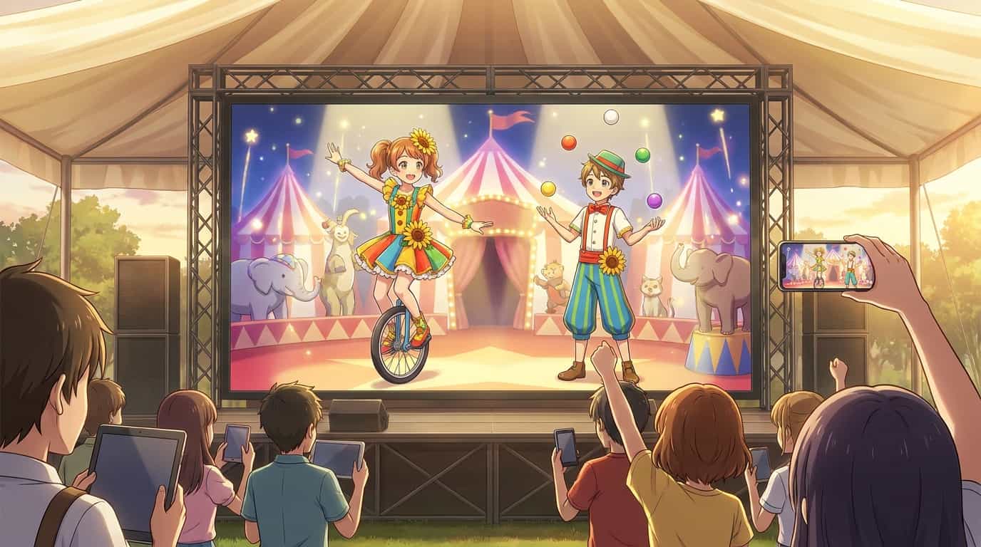 GROW UP SHOW -Sunflower Circus-: новый трейлер и июль 2026 1
