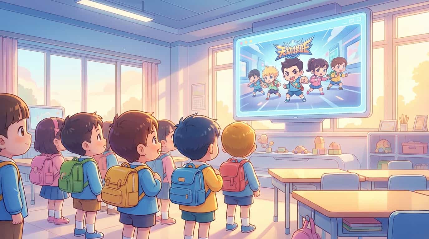 Вышел дебютный трейлер аниме «Войны детского сада» 1