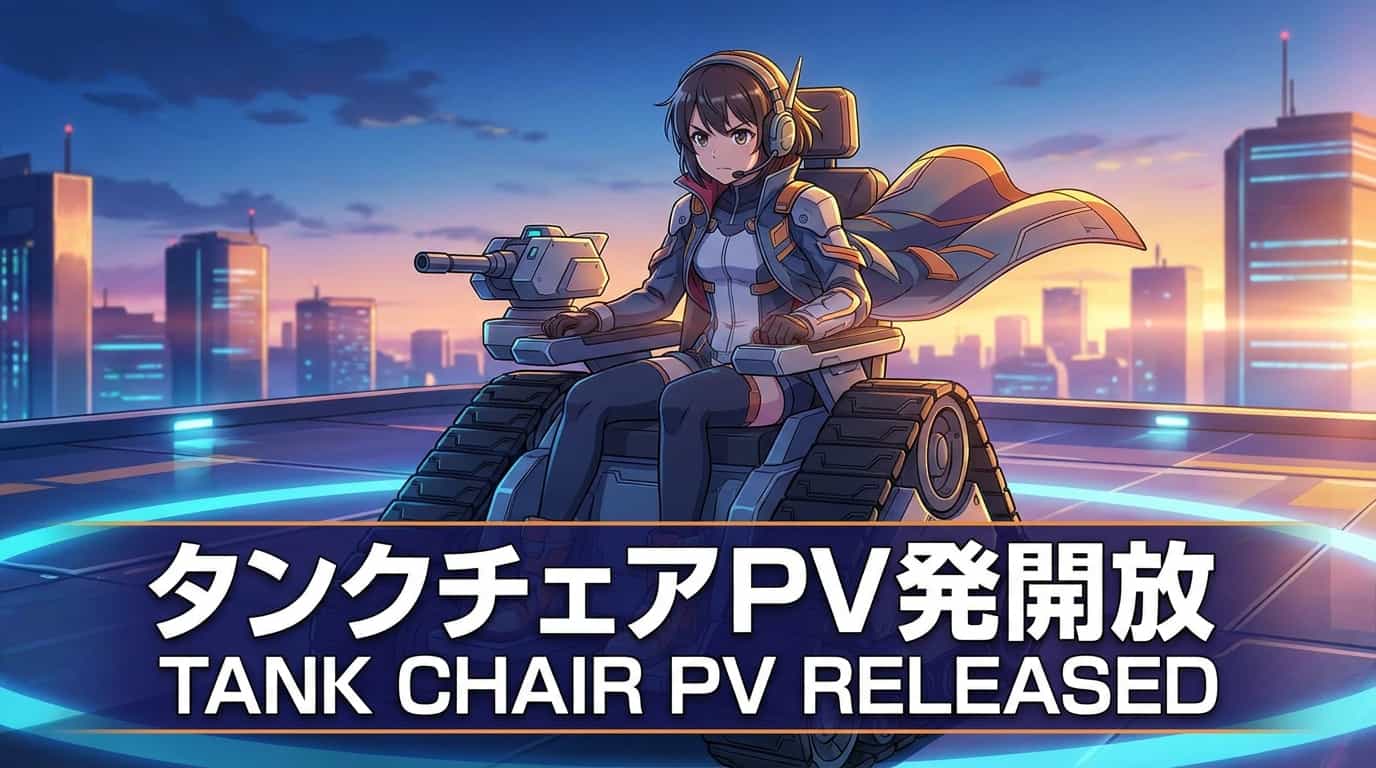 Аниме TANK CHAIR показало первый PV — до релиза ещё два года 1