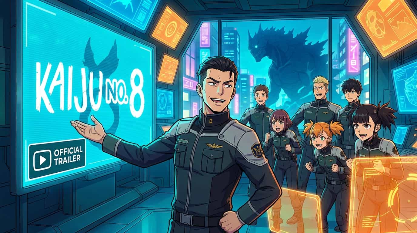 Вышел трейлер к короткометражке по «Кайдзю №8» — «Неделя Наруми на работе»