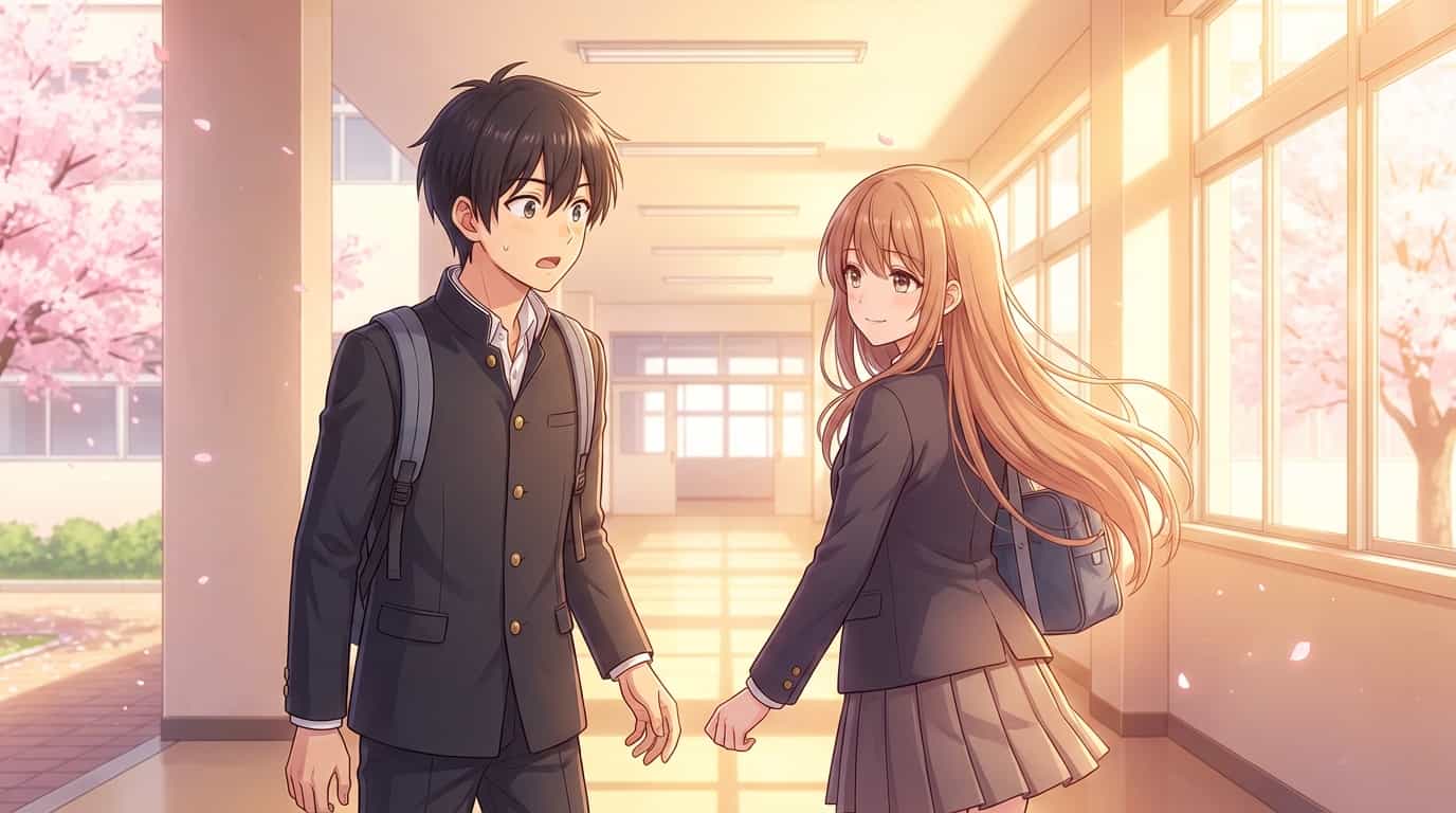 Третий тизер аниме «Аккуратная девушка из новой школы — моя подруга детства» 1