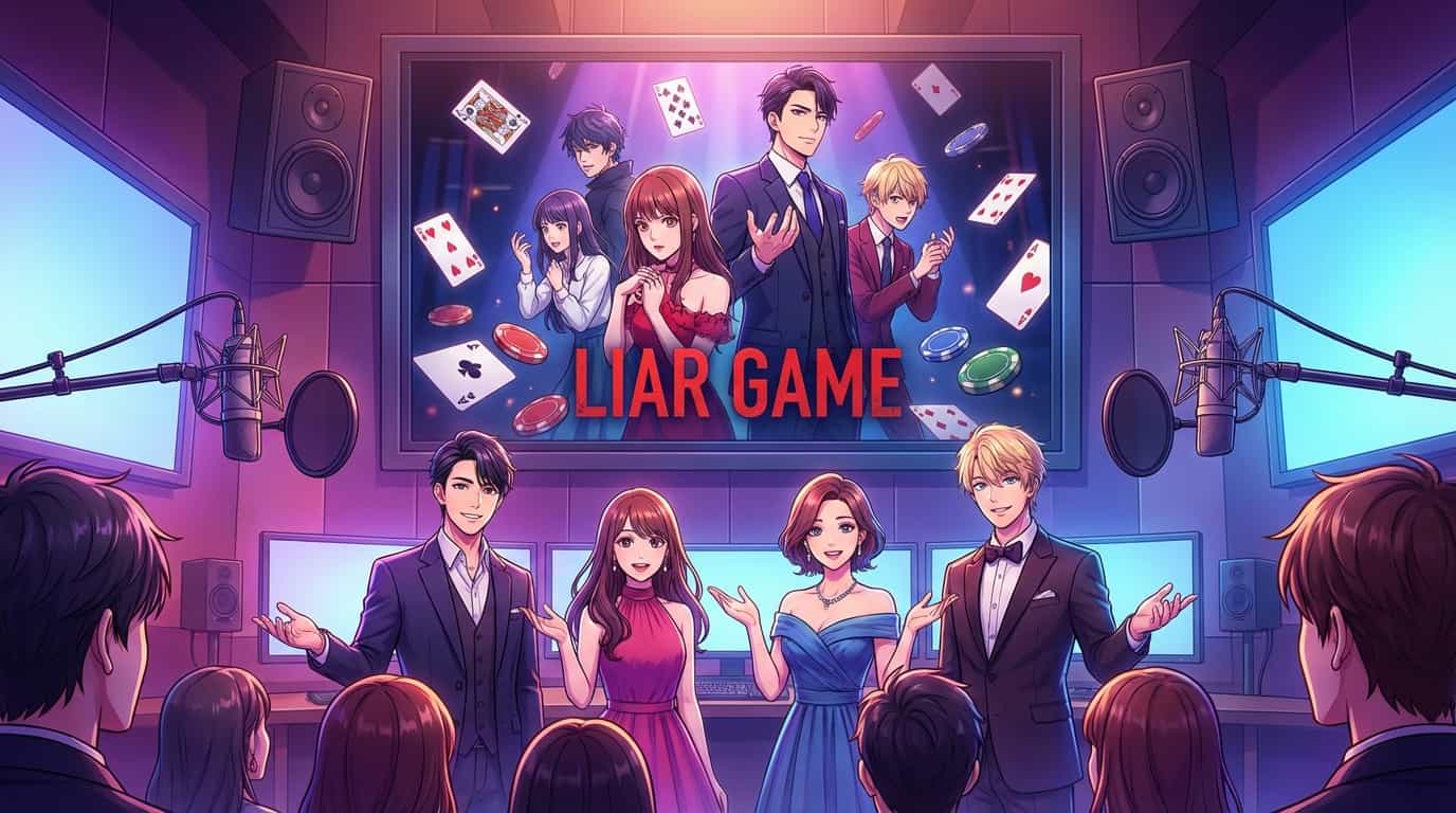 Аниме «Игра лжецов» стартует сегодня ночью с комментариями сэйю