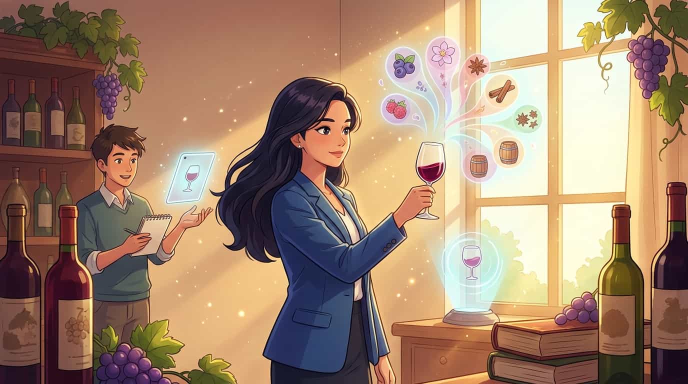 Мини-аниме «Капли Бога»: Мияби объясняет винные ароматы 1