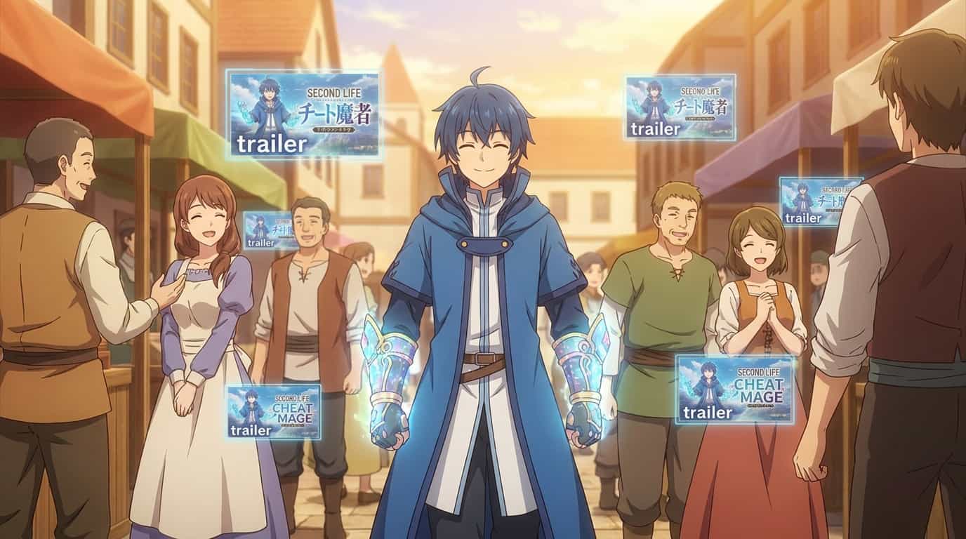 P.A. Works выкатила трейлер к «Уволенному магу с читами» — премьера в 2026