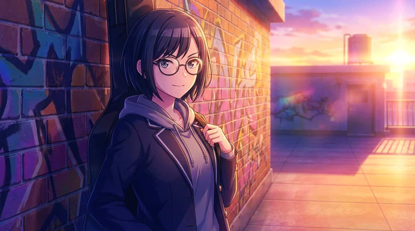 Вышел PV персонажа Цукимуры Ячиё из «Очкарика, иногда хулигана» 1