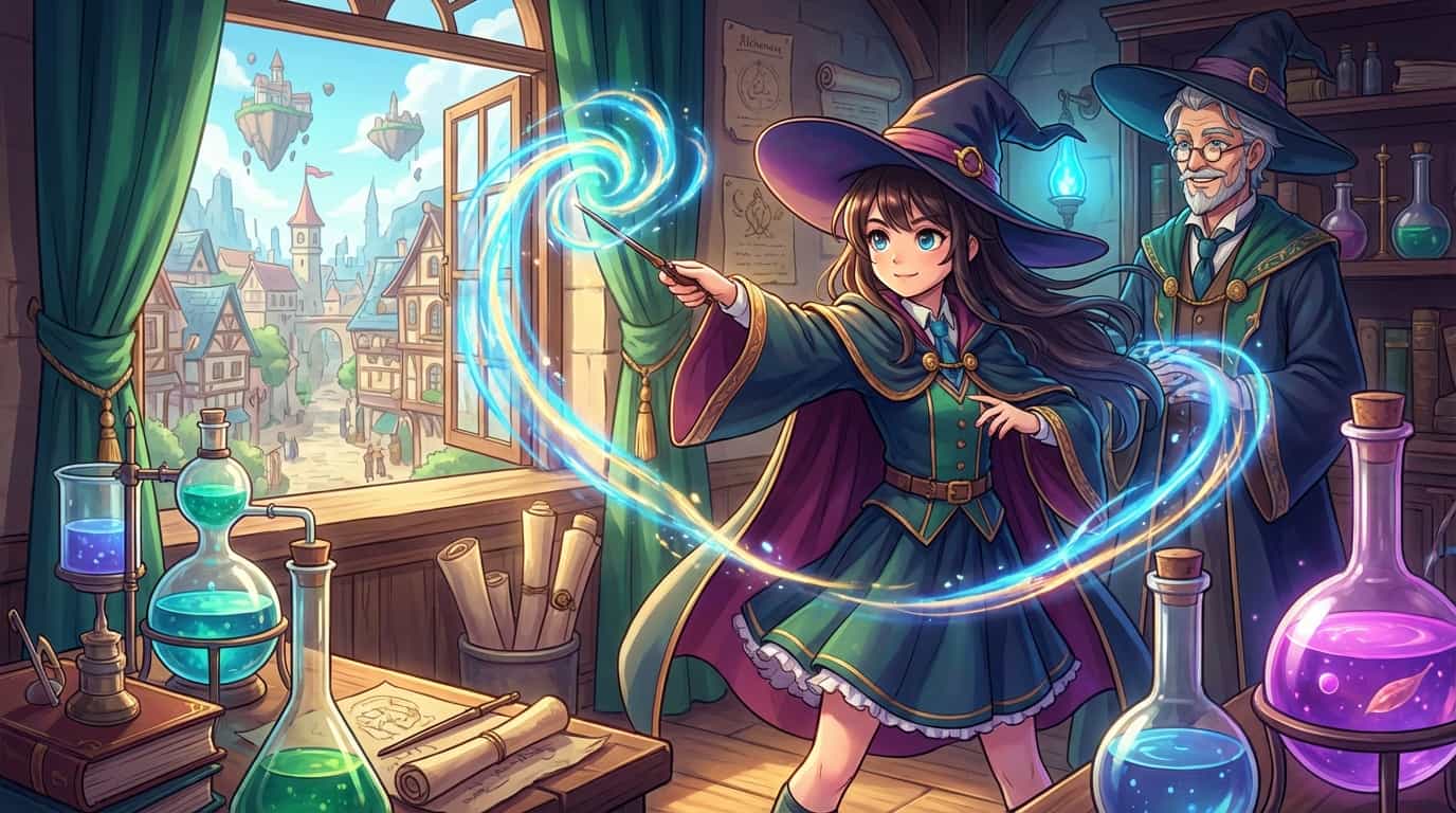 Новый трейлер аниме «Мастерская ведьм» и дата выхода 1