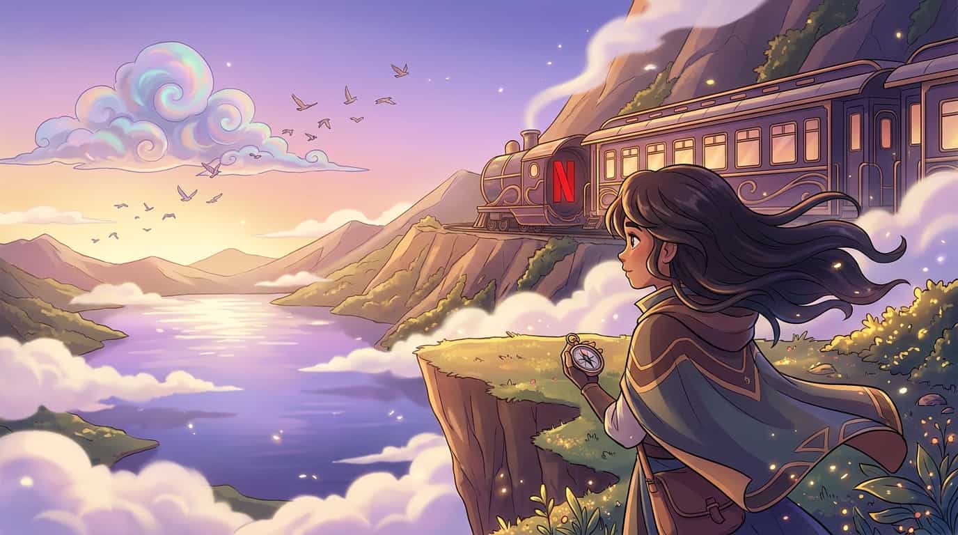 «Hokuhokusei ni Kumo to Ike» — аниме про Исландию на Netflix, трейлер 2027