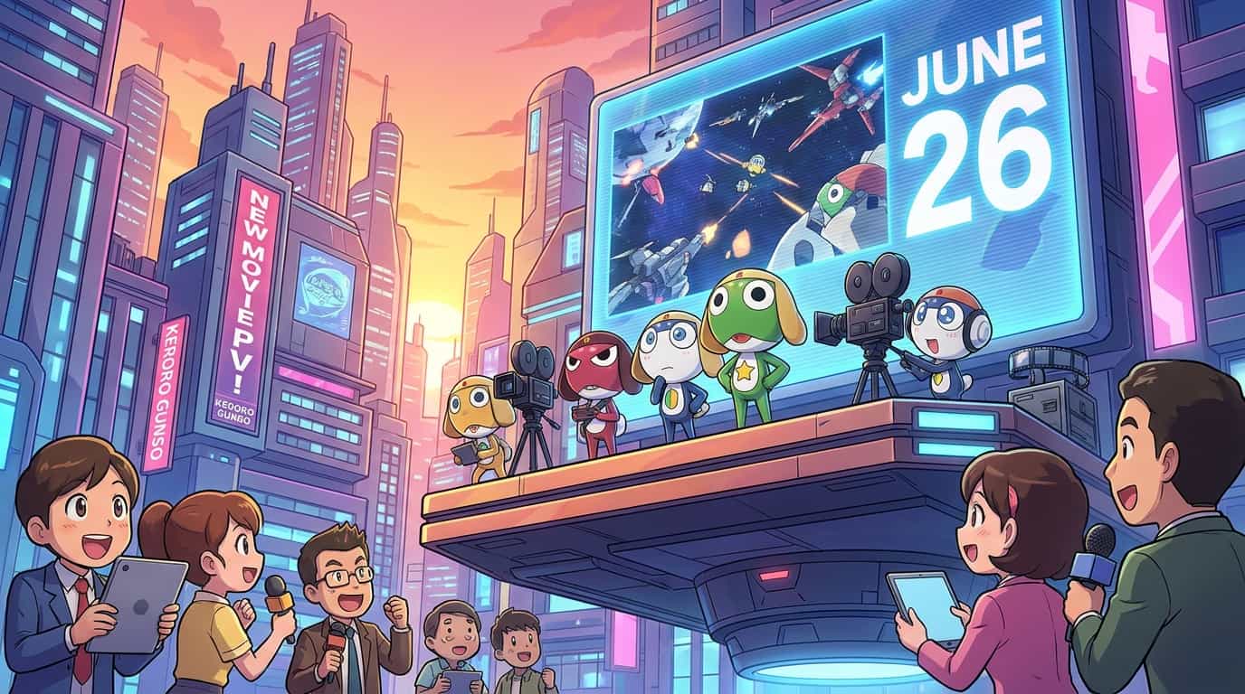Новый фильм по Keroro Gunso: PV показывает, что отряд не изменился