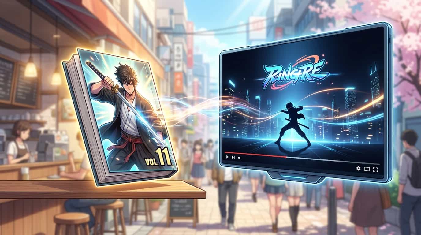 Анонс аниме «Кагурабачи» и промо-ролик в честь 11-го тома манги 1