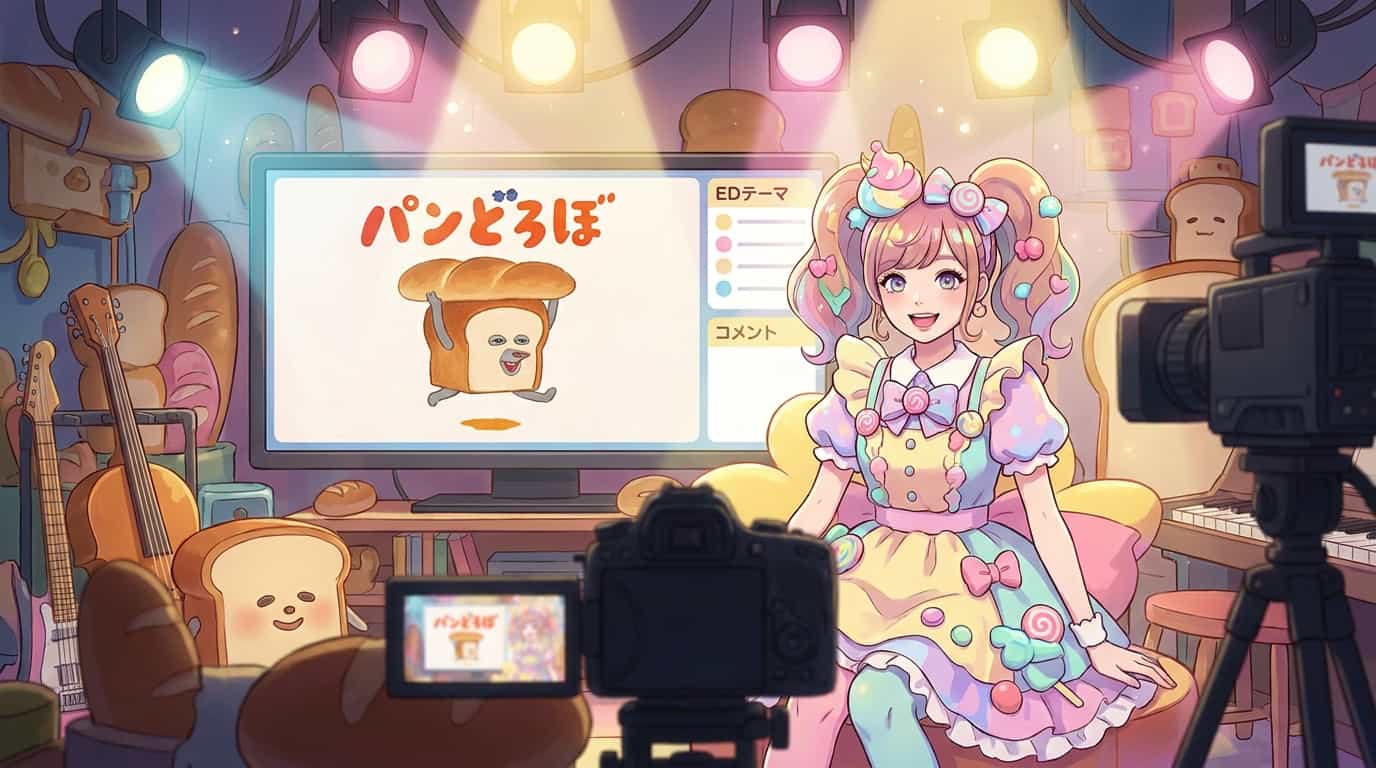 Кяри Памю Памю прокомментировала эндинг аниме «Пан Доробо» 1