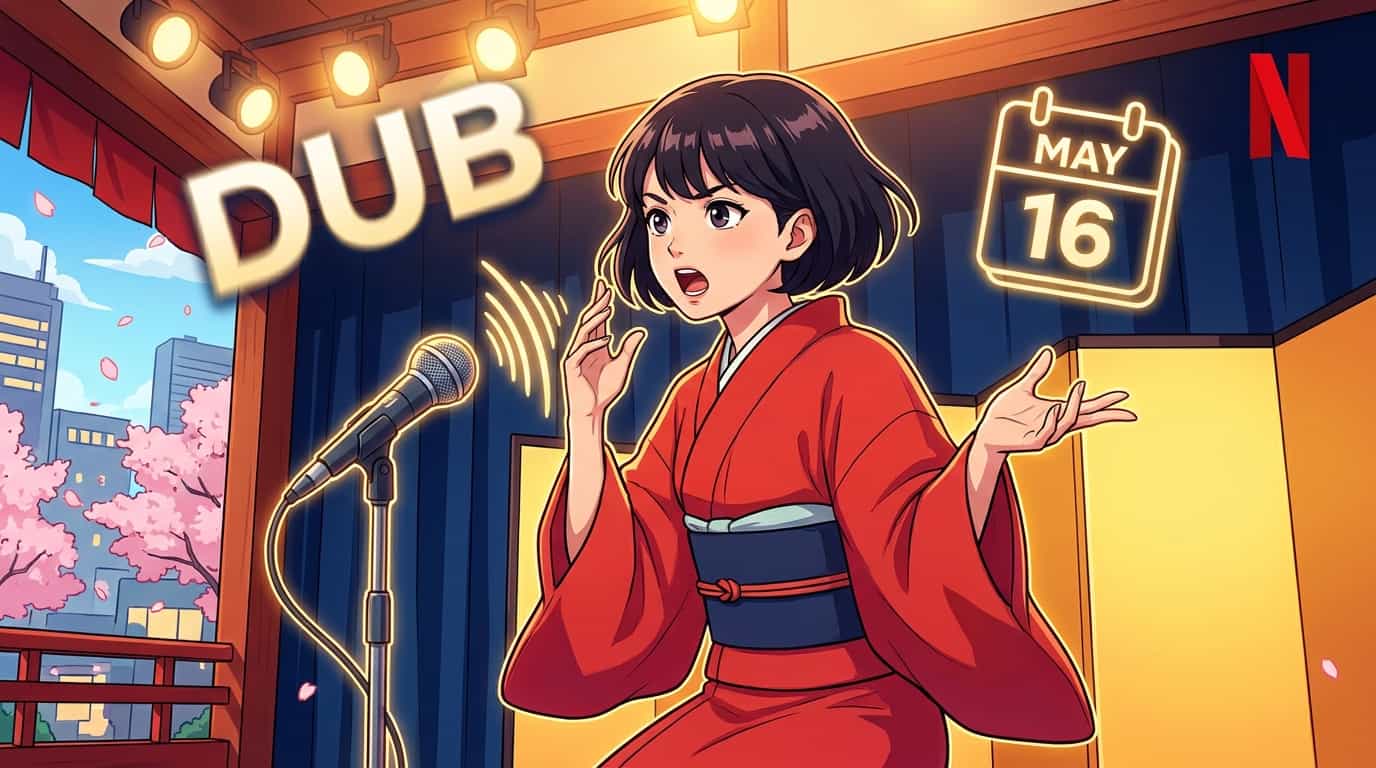 Netflix анонсировал английский дубляж Akane-banashi — но аниме ещё нет