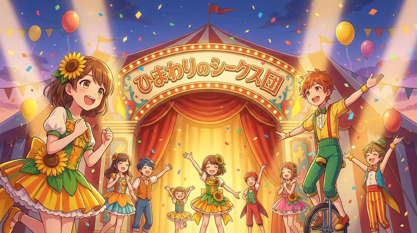 Grow Up Show: Himawari no Circus-dan от A-1 Pictures — новый промо-ролик 1