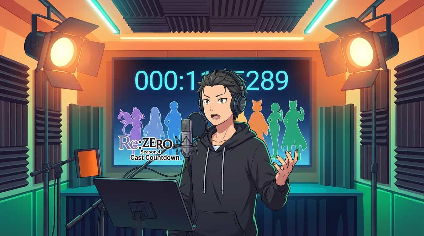 Re:Zero: Сэйю Субару представил видео к 4 сезону 1