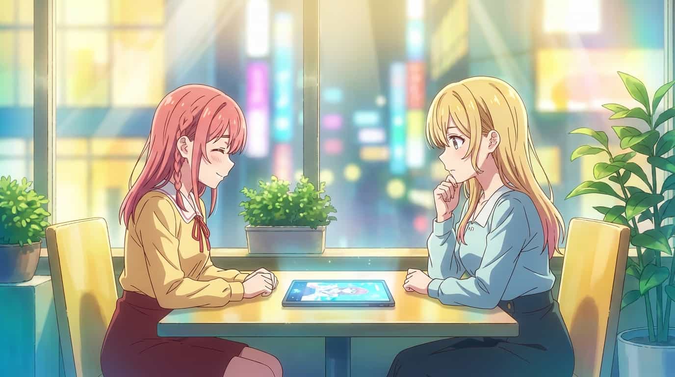 Мини-аниме по «Девушке напрокат»: Суми и Мами вспоминают 50-й уровень 1