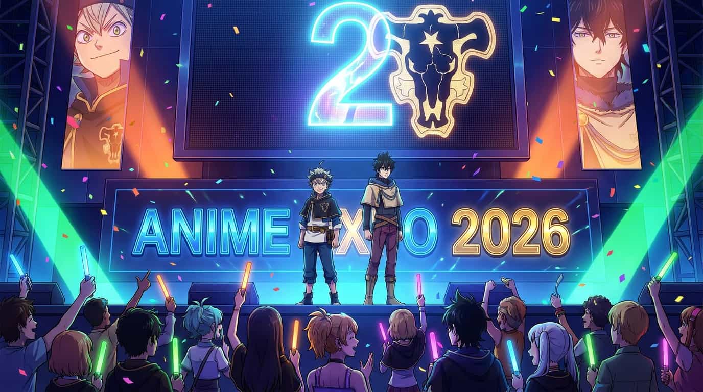 Второй сезон «Чёрного клевера» выйдет в июле 2026 года на Anime Expo