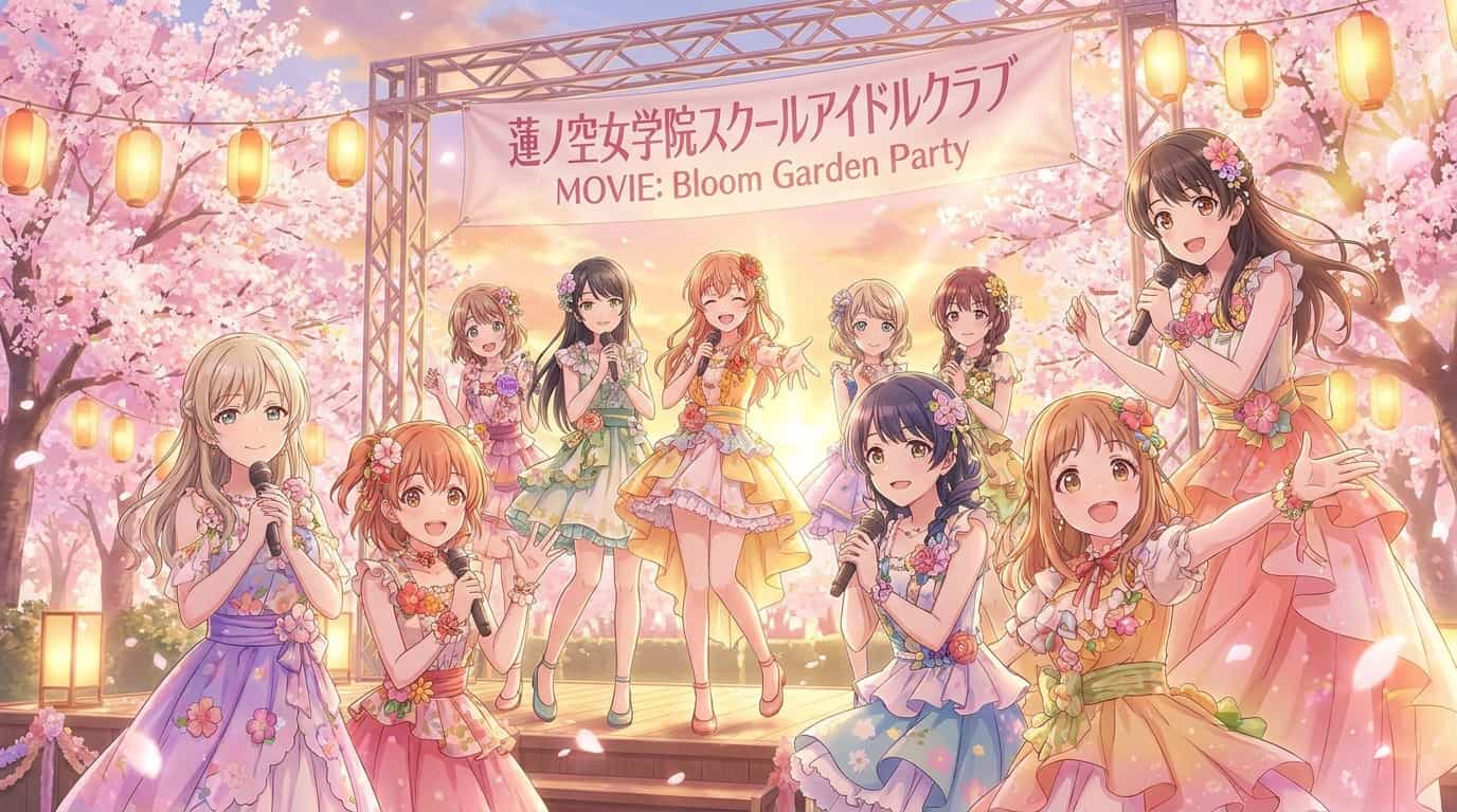 Love Live! Клуб школьных идолов Хасуносора: Bloom Garden Party — новый PV! 1