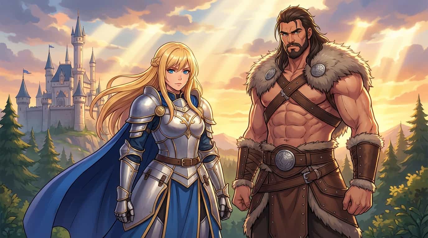 Новый предтрансляционный PV «Принцесса-рыцарь — жена варвара» 1