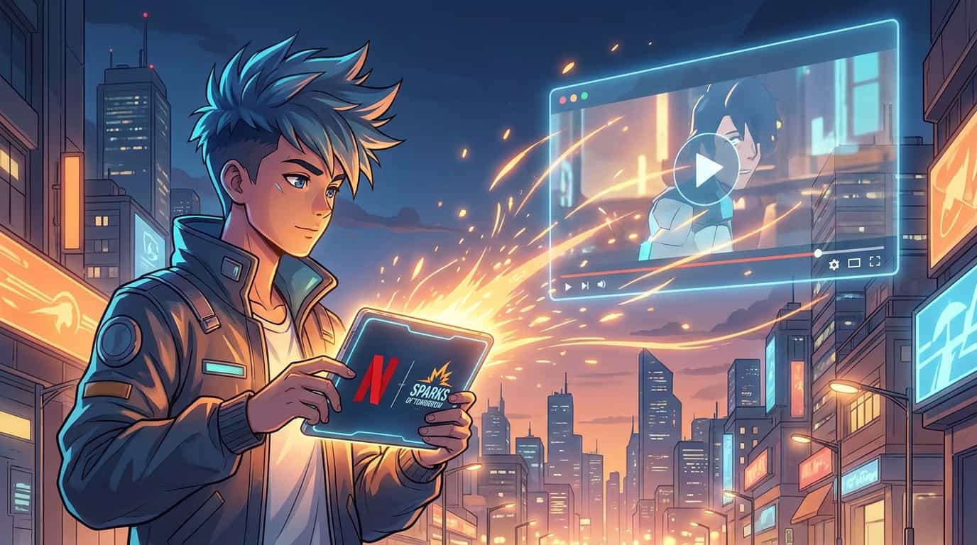 Вышел трейлер аниме «Искры завтрашнего дня» от Netflix и Kyoto Animation