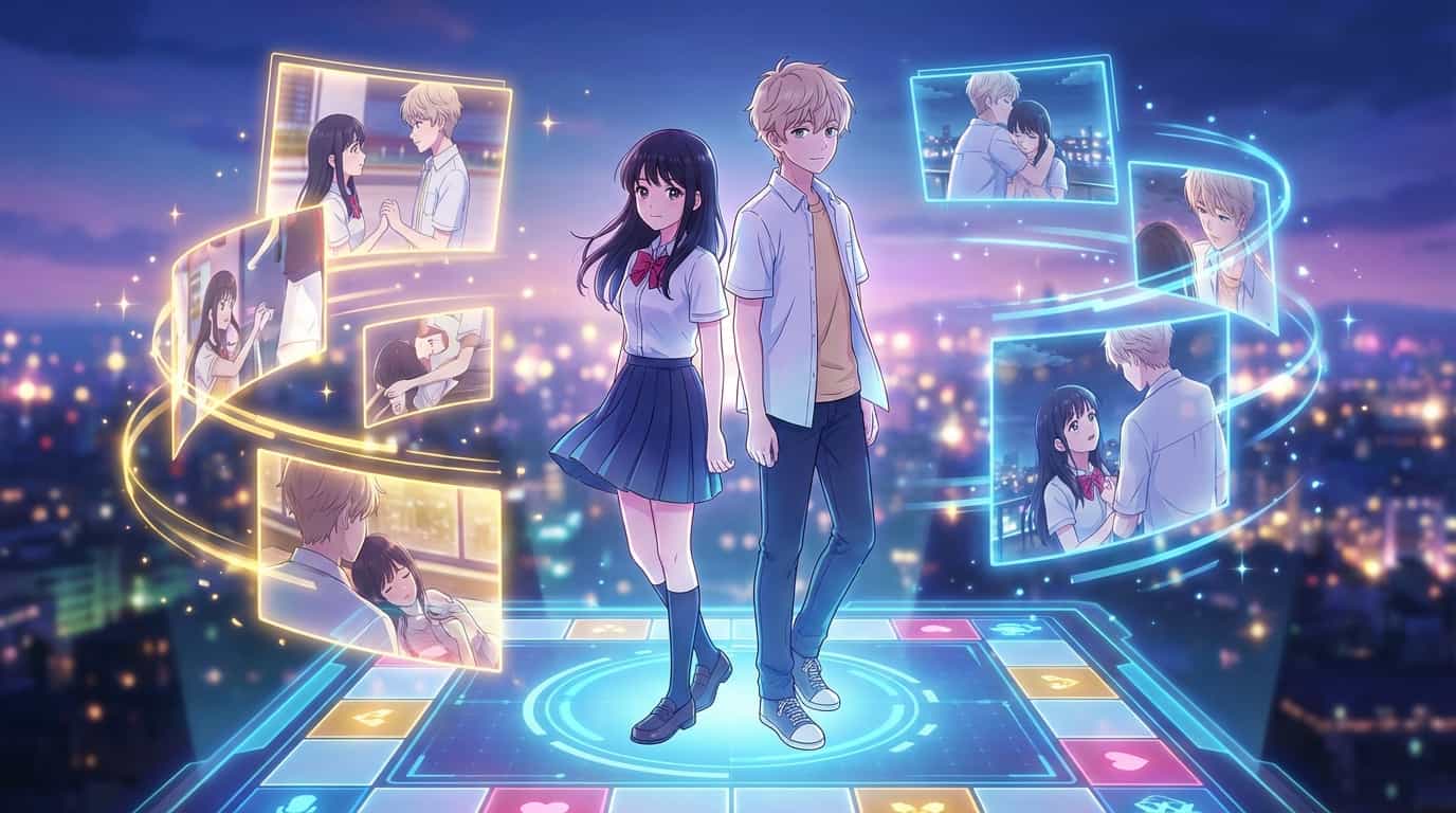 Опенинг аниме «Я хочу закончить эту любовную игру» 1