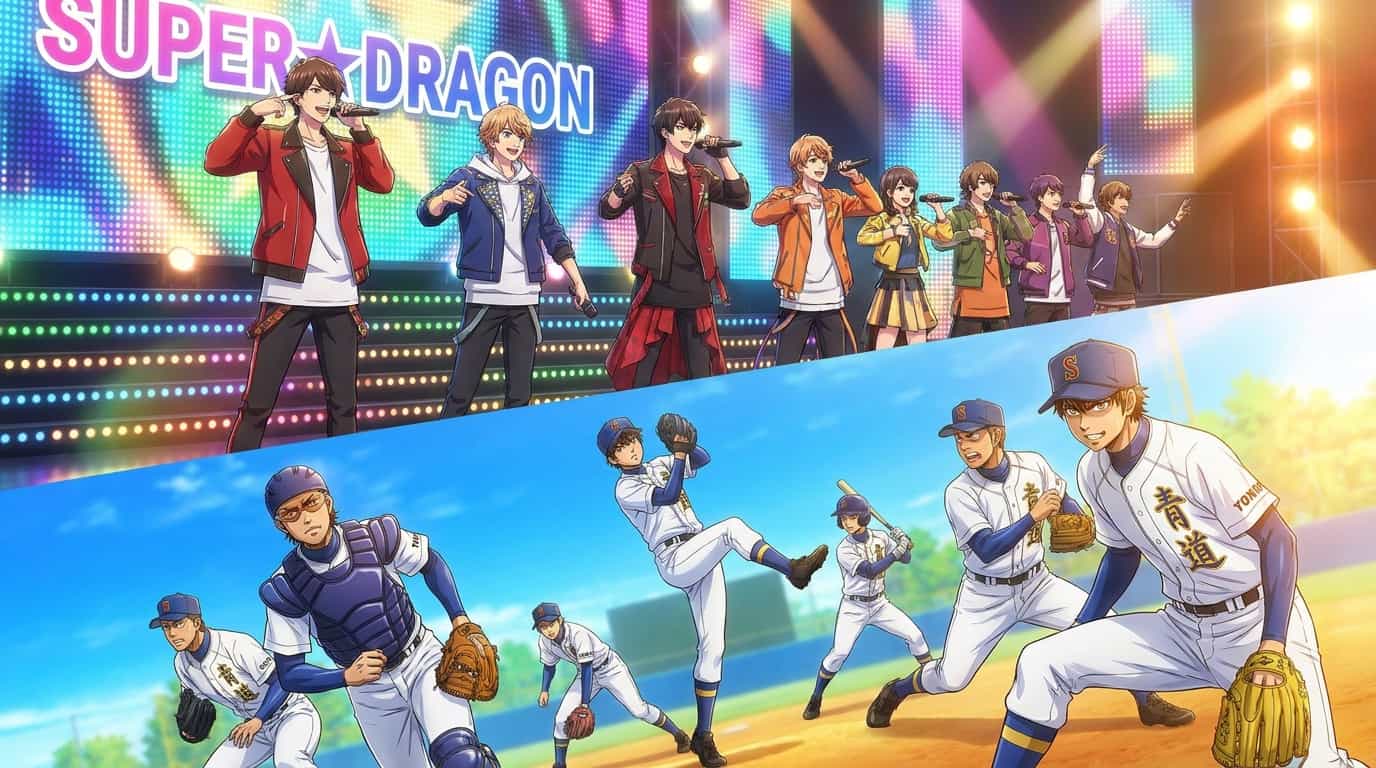 SUPER★DRAGON выпустили клип на эндинг «Эйс оф Даймонд: Акт II» 1