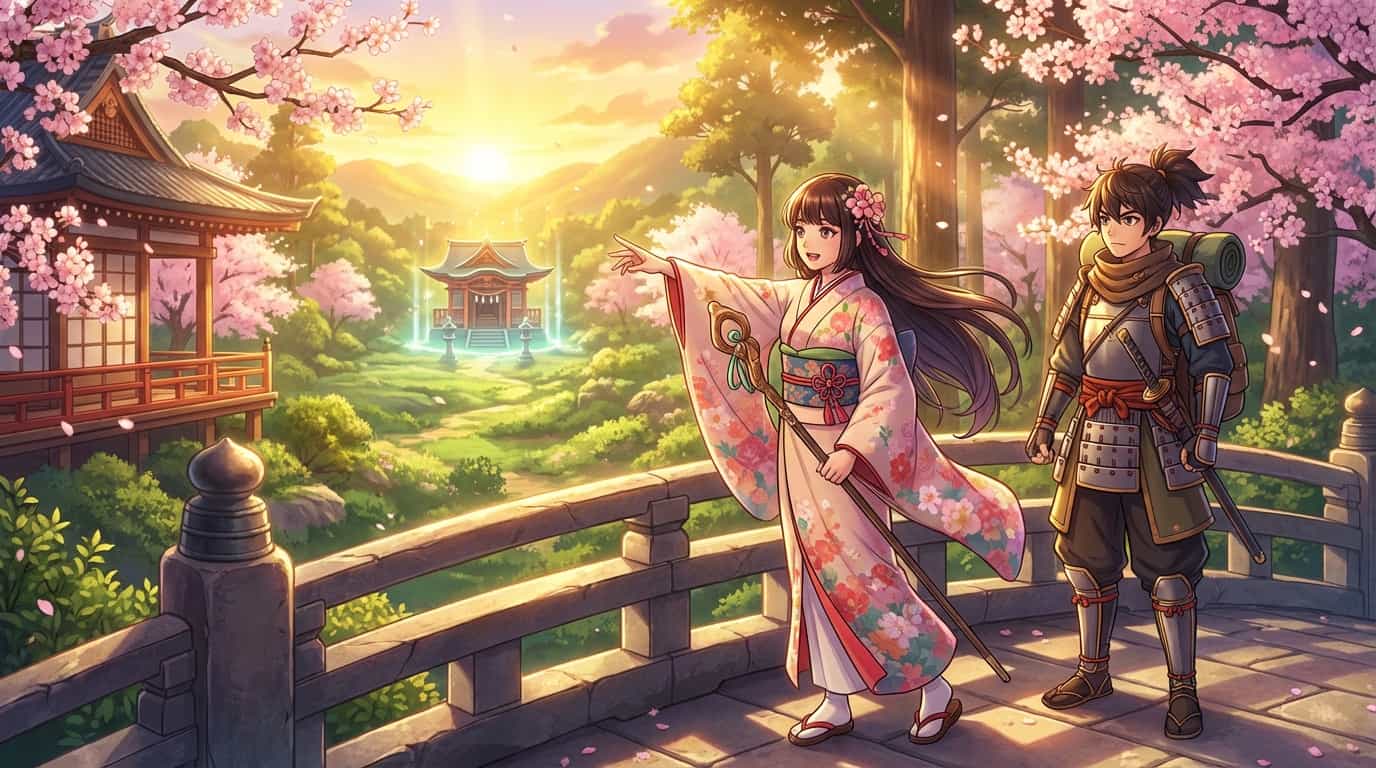 Показан предпросмотр 2-й серии аниме «Посланник четырех сезонов: Танец Весны» 1