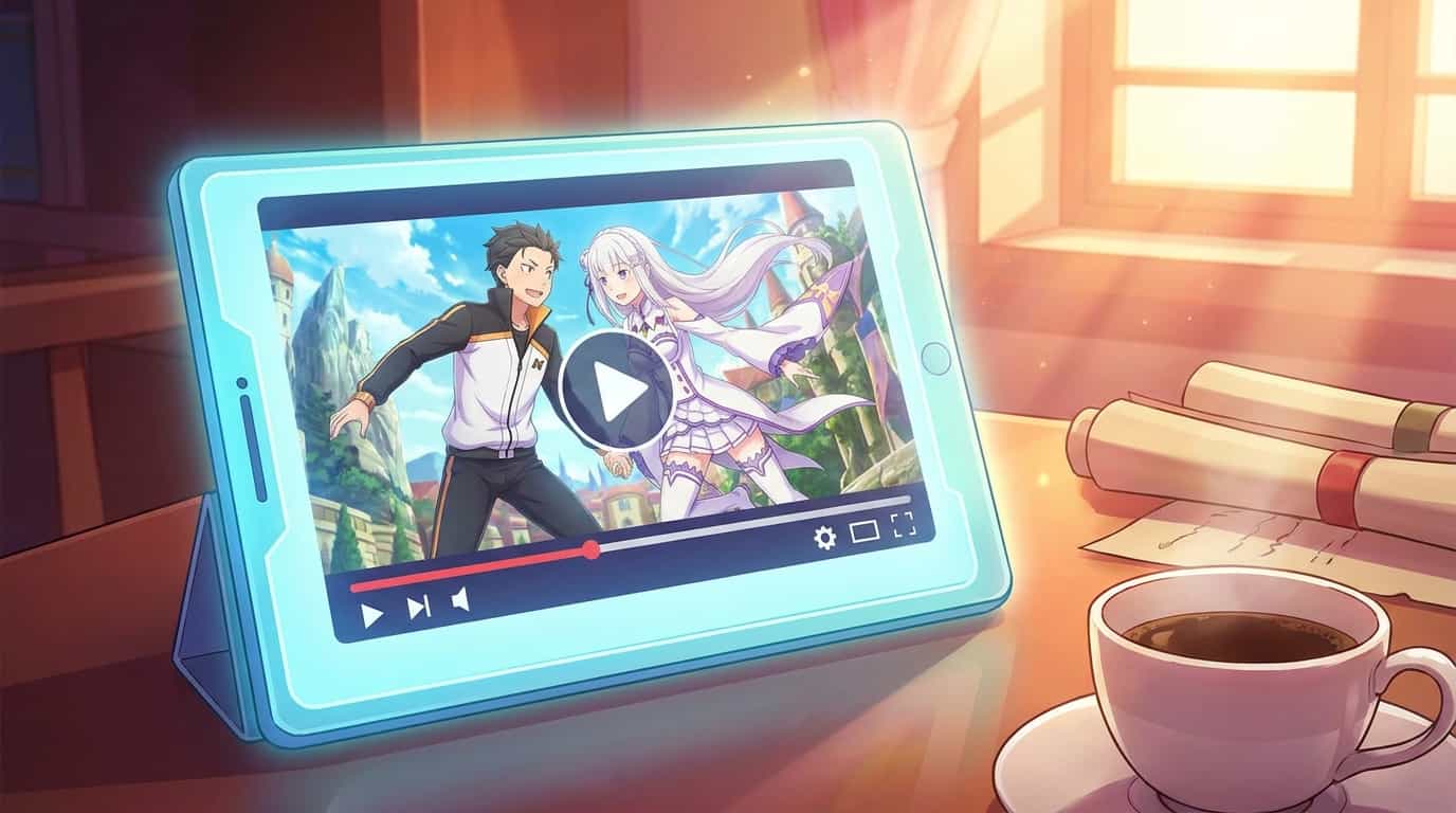 Re:Zero — вышел веб-проморолик 3 эпизода с Эмилией и Анастасией 1