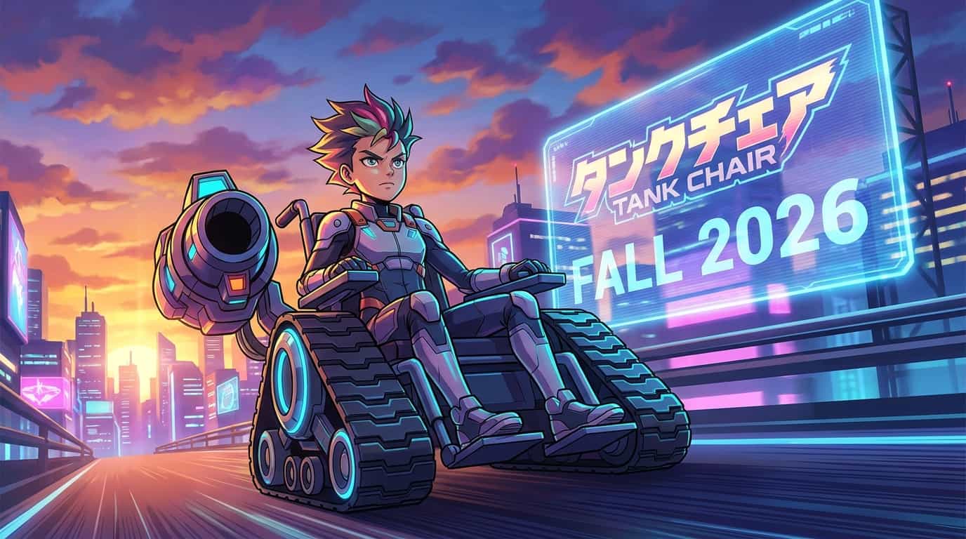 Аниме-адаптация TANK CHAIR анонсирована на осень 2026 года 1