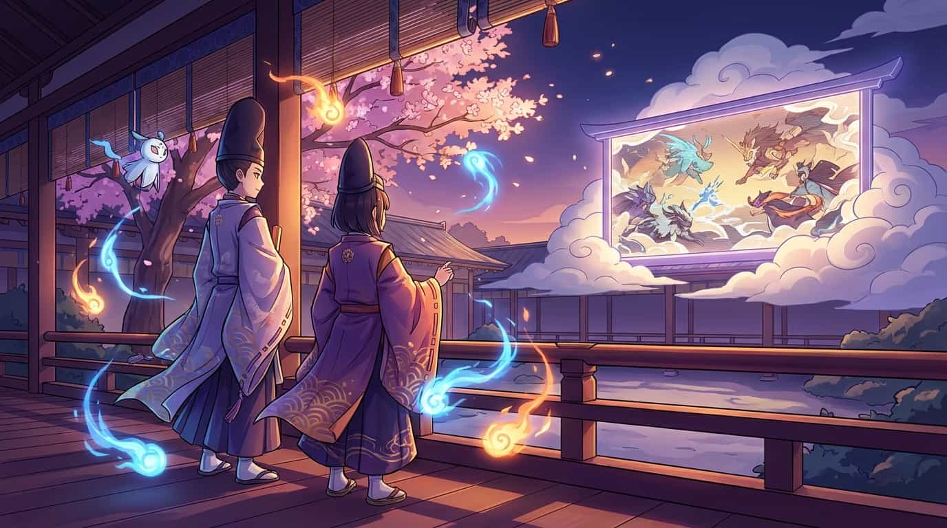 Аниме MAO: Новый PV с Онмёджи к премьере 4 апреля