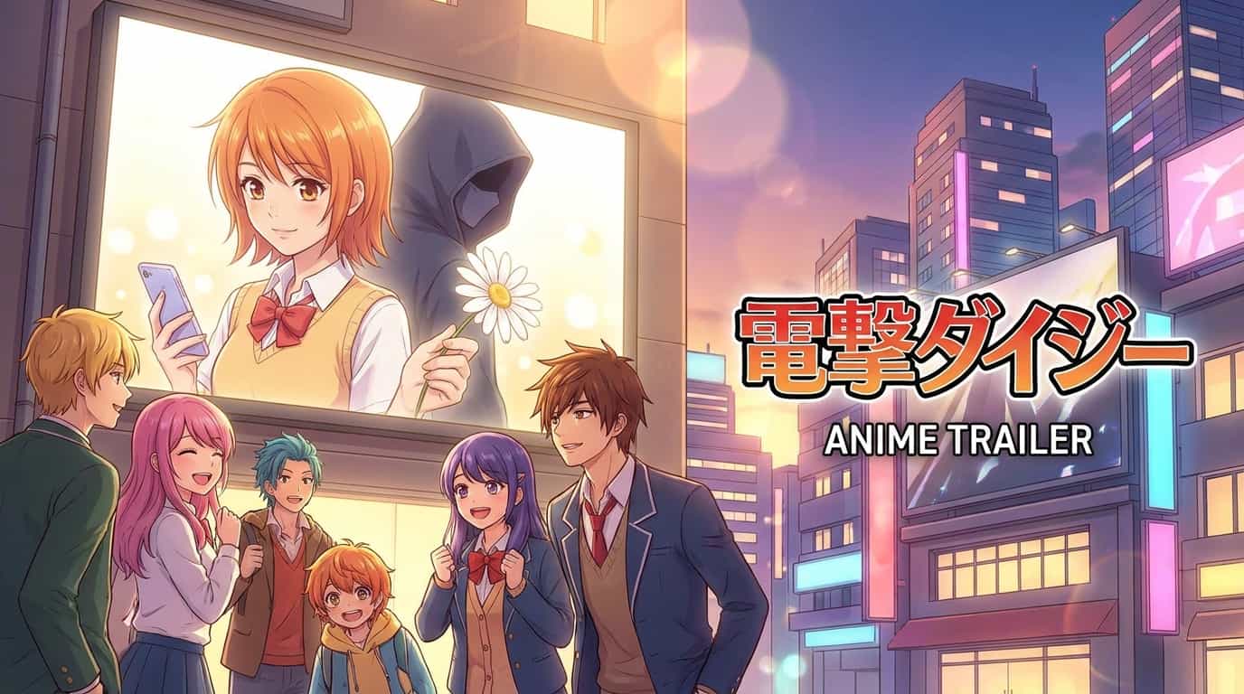 Первый трейлер «Dengeki Daisy» от Studio DEEN — аниме выйдет в 2027