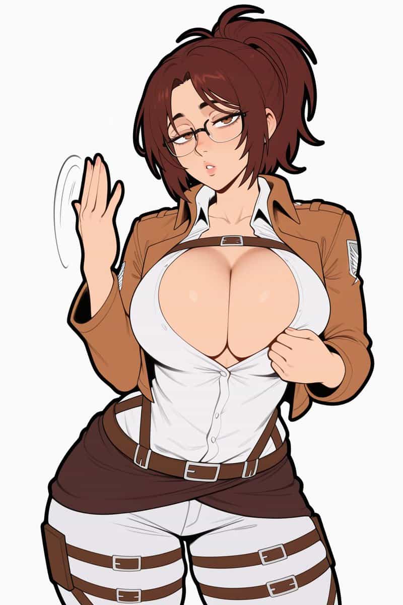 Ханджи Зоэ из «Атаки Титанов»: Очаровательная Иллюстрация 2