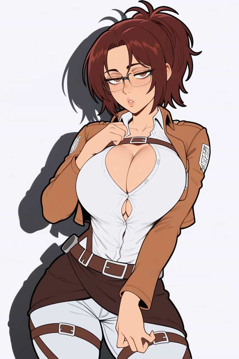 Ханджи Зоэ из «Атаки Титанов»: Очаровательная Иллюстрация 3