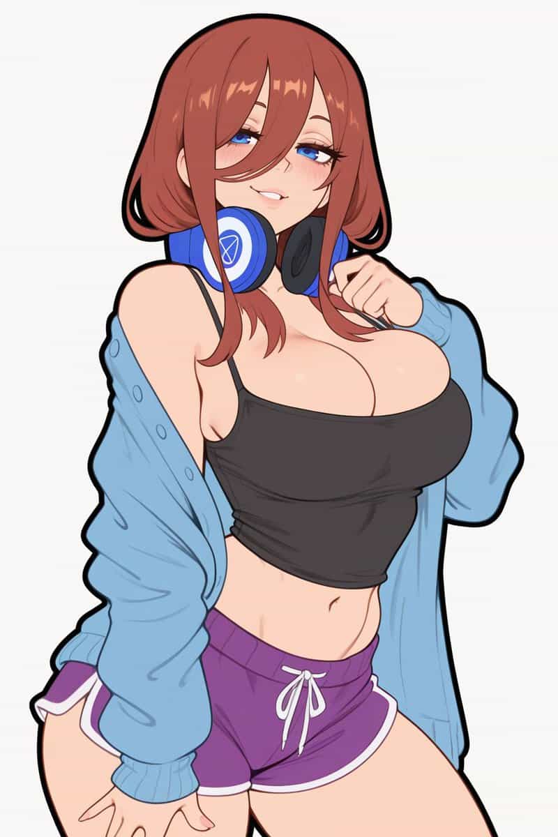 Квинтеты Накано: AI-арт из «Пяти невест» 2