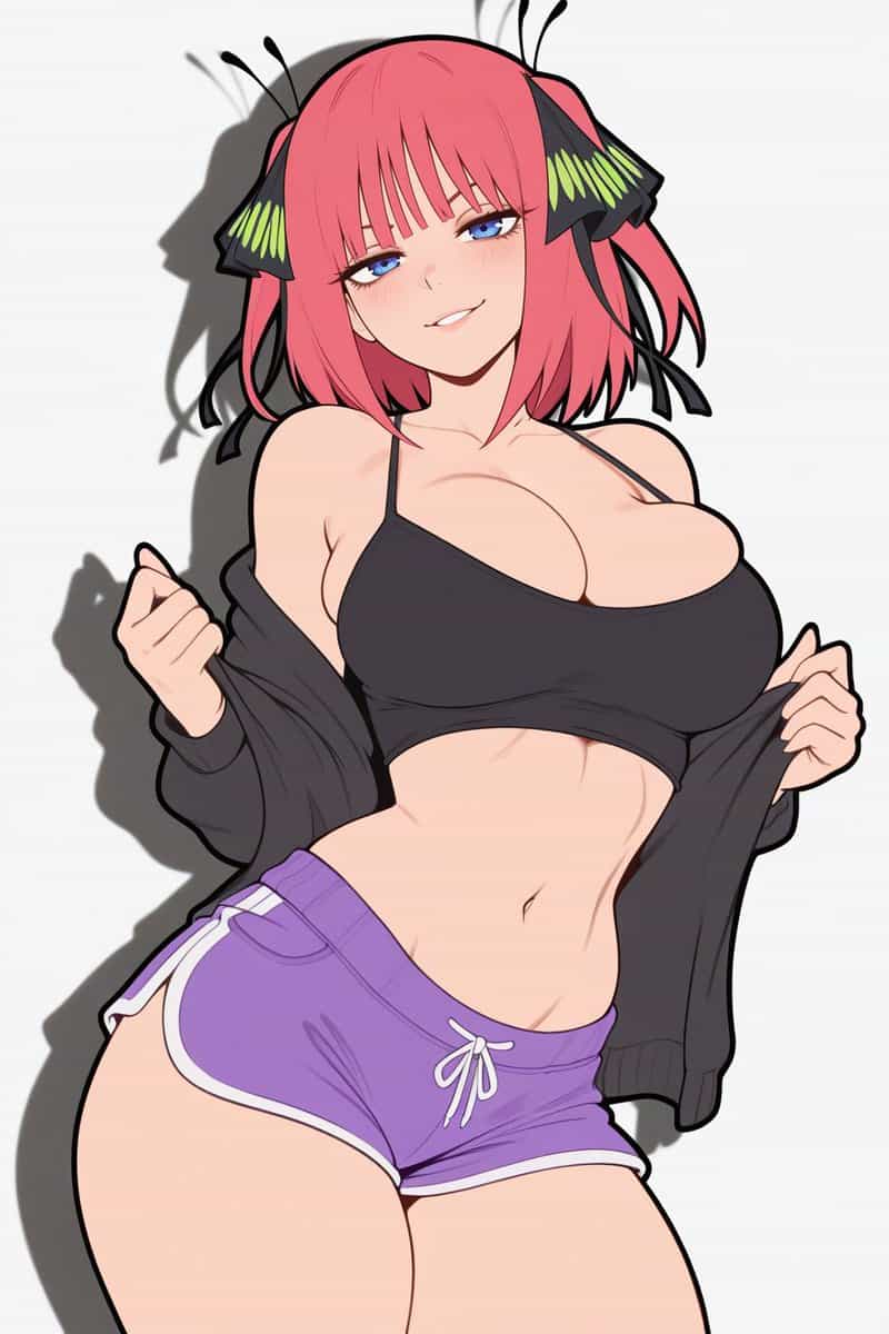 Квинтеты Накано: AI-арт из «Пяти невест» 3