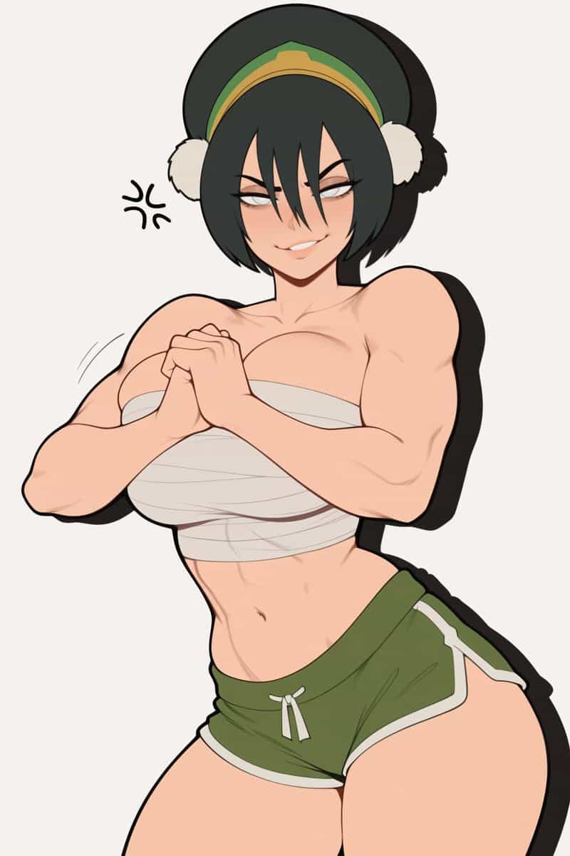 ИИ-арт с Тоф Бейфонг из «Аватар: Легенда об Аанге» 2