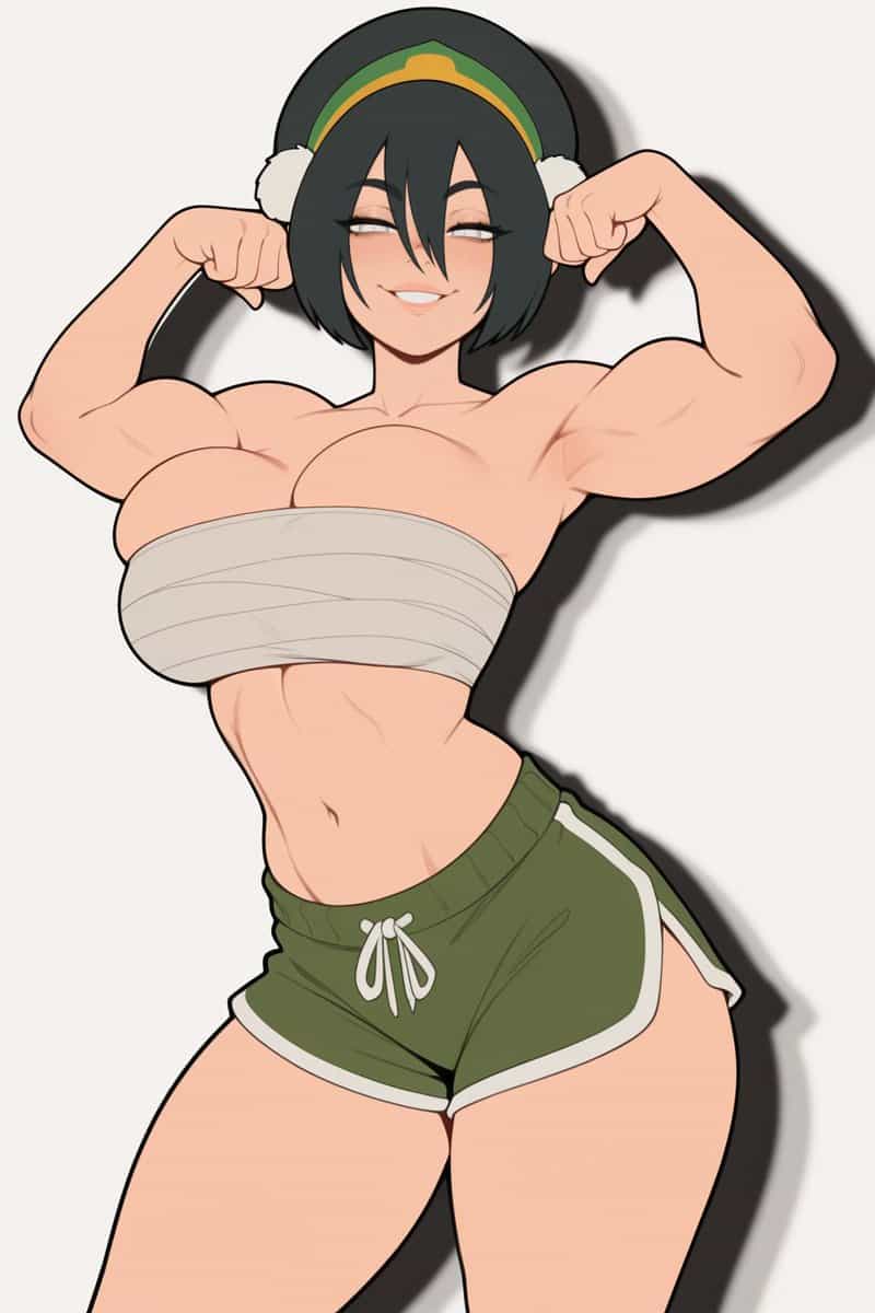 ИИ-арт с Тоф Бейфонг из «Аватар: Легенда об Аанге» 3