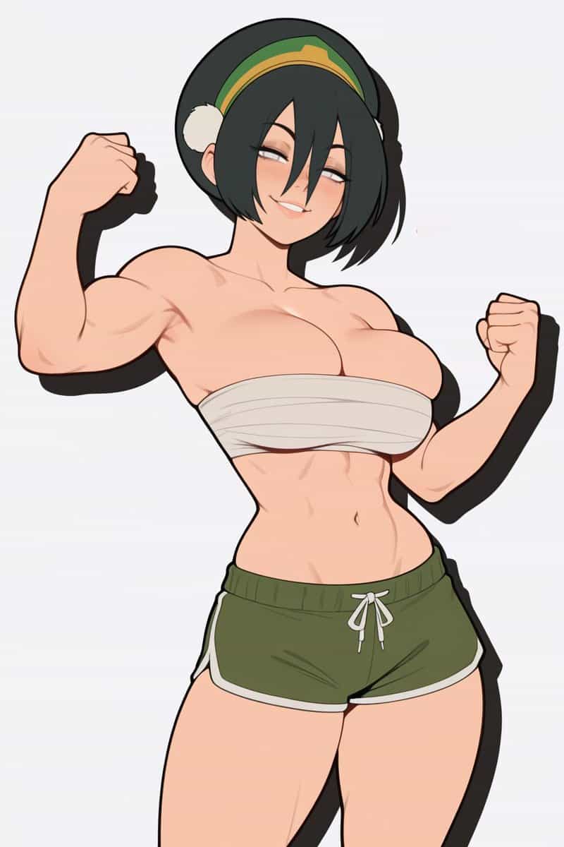 ИИ-арт с Тоф Бейфонг из «Аватар: Легенда об Аанге» 4